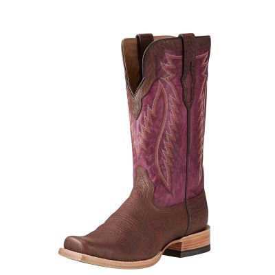 Ariat Relentless Prime Kahverengi / Mor Western Csizma Erkek (30133-386)